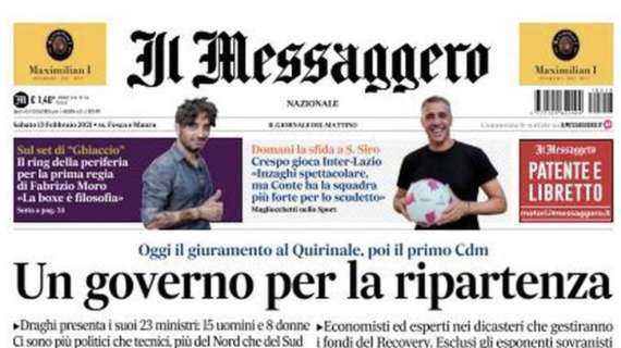 Il Messaggero: "Crespo su Inter-Lazio: "Inzaghi spettacolare, ma Conte ha squadra più forte"