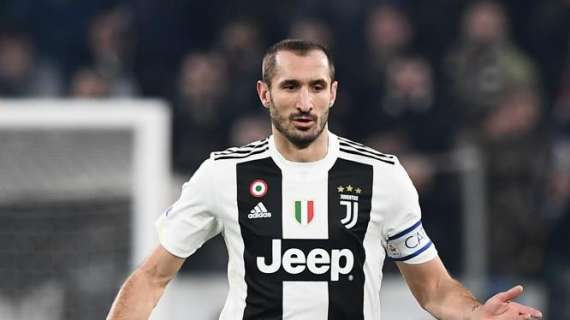 Juventus, Chiellini al 45': "Dobbiamo chiuderla nel secondo tempo"