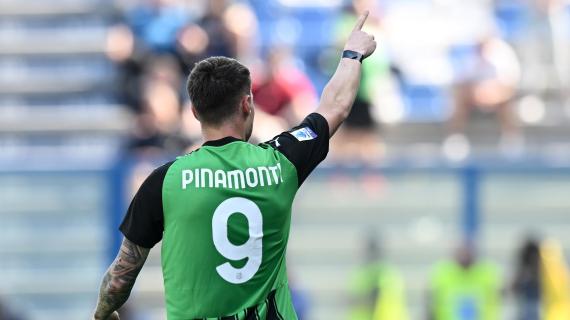 Sassuolo, Pinamonti: "Contento di essere arrivato in doppia cifra, credevamo ai tre punti"