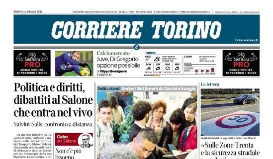 Il Corriere di Torino in apertura: "Juventus, ancora possibile l'opzione Di Gregorio"