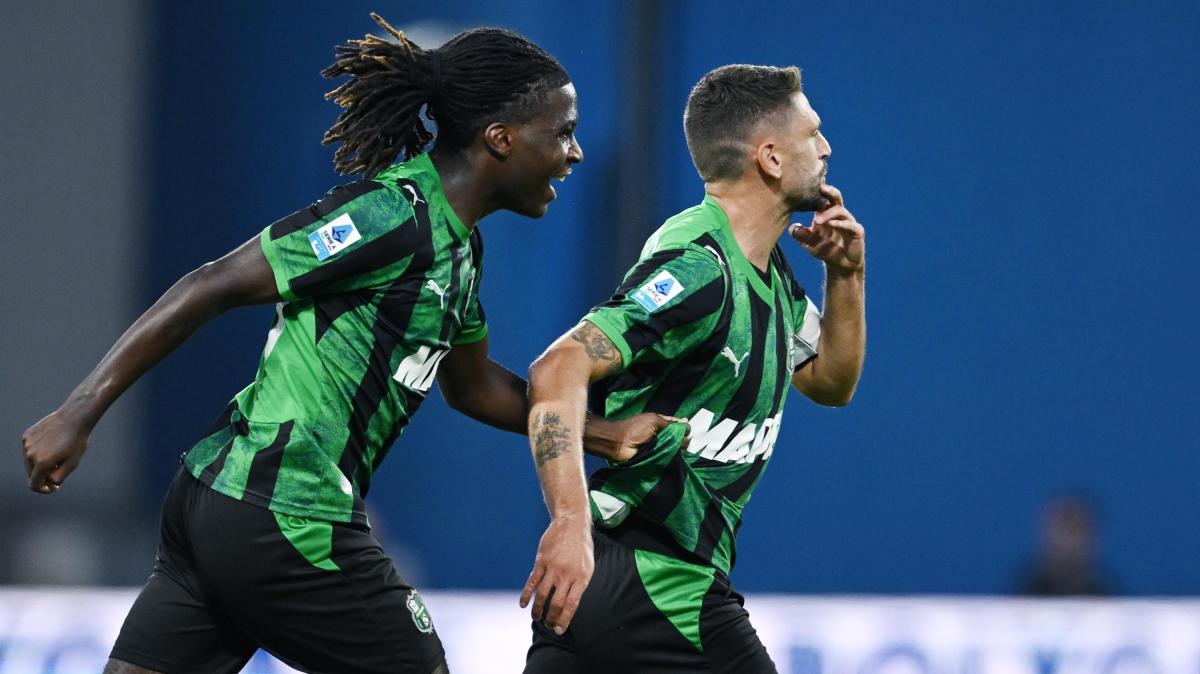 Berardi regala la prima gioia in A ad Aquilani: battuto il rivale Abate, sorride il Sassuolo