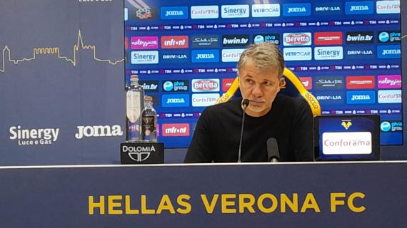 Hellas Verona, Baroni: "Bisogna fare punti, dobbiamo fare di più"
