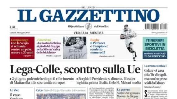 Il Gazzettino in prima pagina: "Un Venezia da sogno promosso in Serie A"