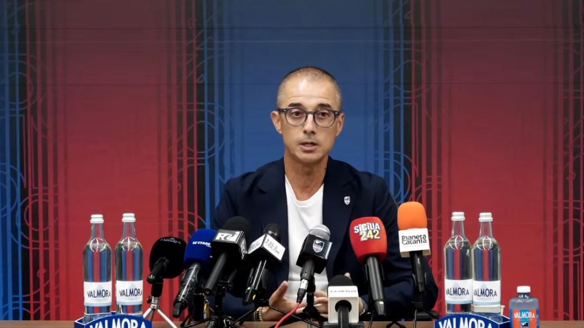 Catania, Longo: "Alla pari con un ottimo Vicenza. Mercato? Parlo solo di campo"