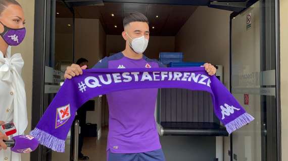Fiorentina, Nicolas Gonzalez arrivato a Firenze: visite mediche per l'argentino