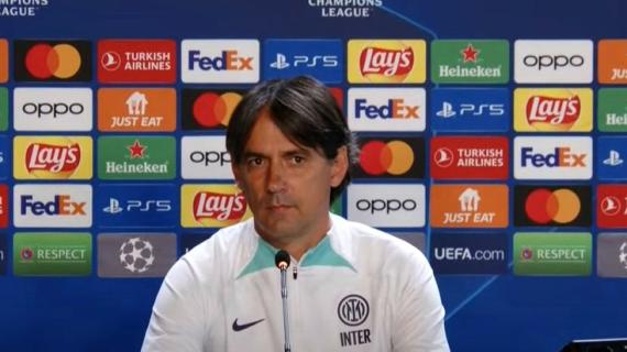 Inter, Inzaghi: "Affronteremo la squadra più forte del mondo, ma sono scarso con le percentuali"