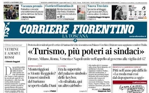 Palladino, 'vacanza premio' per la Viola. Il Corriere Fiorentino: "Una settimana di pausa"