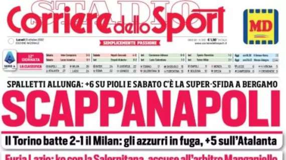 Le principali aperture dei quotidiani italiani e stranieri di oggi, lunedì 31 ottobre 2022