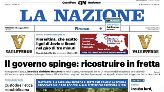 La Nazione: "Fiorentina, che scatto. I gol di Jovic e Ikoné nel giro di tre minuti"