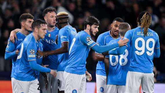 Il Napoli è a un passo dagli ottavi! Al 45esimo Braga sotto 2-0: Osimhen festeggia col gol