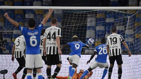 Napoli-Juventus 2-1, il tabellino