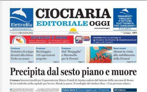 Ciociaria Oggi sul Frosinone: "Salvezza di nuovo a 5 punti"
