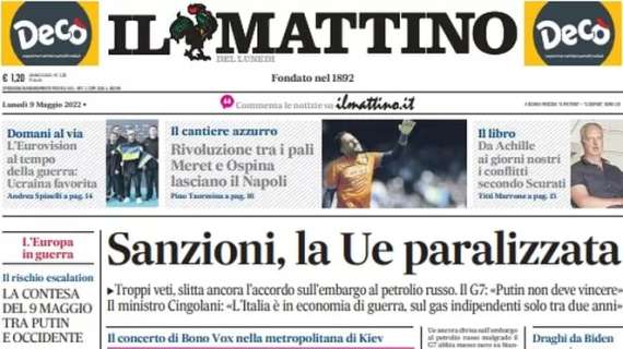 Il Mattino: "Rivoluzione tra i pali: Meret e Ospina lasciano Napoli"