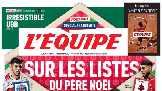 L'Equipe: "Al Psg piace Lucas Beraldo. Lione su Lenglet e Nizza su Bouanga"