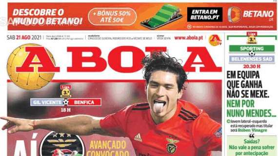Le aperture portoghesi - Benfica, dopo tre mesi torna Darwin tra i convocati