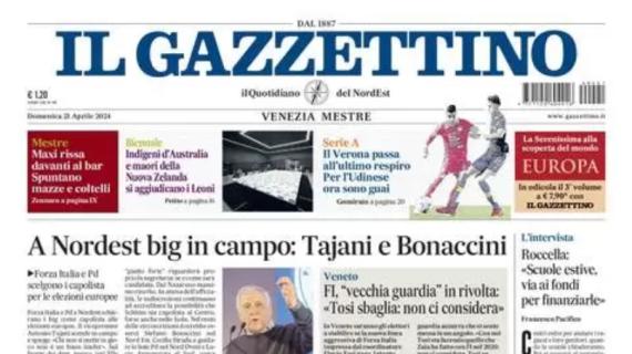 Il Gazzettino: "Il Verona passa all'ultimo respiro. Per l'Udinese ora sono guai"