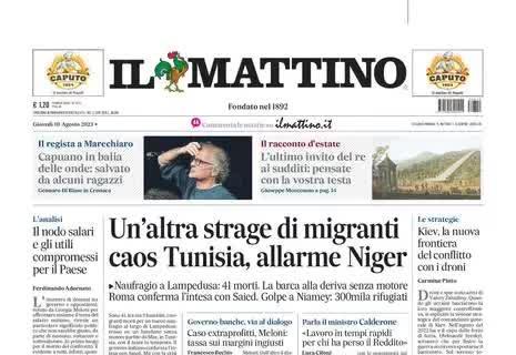 Il Mattino in prima pagina sul Napoli: "Dal Reims arriva Cajuste: sarà il vice Anguissa"