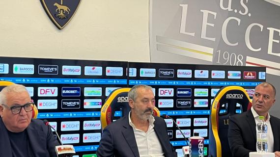 Lecce a Giampaolo, Corvino: "Un nuovo capo ciurma. Lo volevo 10 anni fa a Firenze"