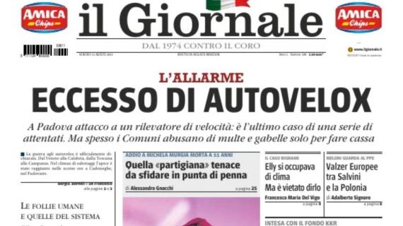 Il Giornale: "CR7 e il segno della croce: la nuova Arabia alla prova"