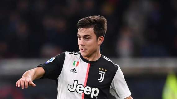 Juventus-Brescia 1-0, magia su punizione di Dybala. Espulso Ayé: ospiti in dieci
