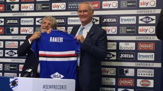 Sampdoria, Ferrero festeggia Ranieri: "Auguri al nonno rock del calcio mondiale"