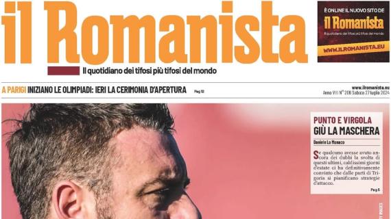 Il Romanista in apertura sulla nuova Roma di De Rossi: "Davanti tutta"