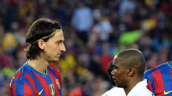 Milan-Inter, l'abbraccio tra Ibrahimovic ed Eto'o e quell'incredibile scambio di mercato del 2009