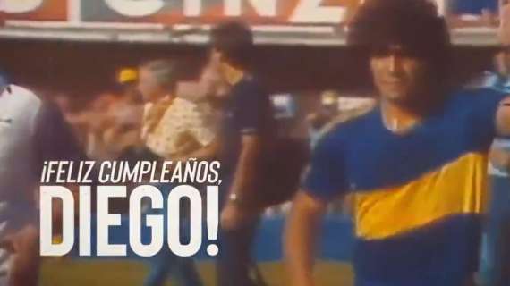 "Diego Armando Mas Grande Maradona": il Boca celebra i 60 anni del Pibe de Oro