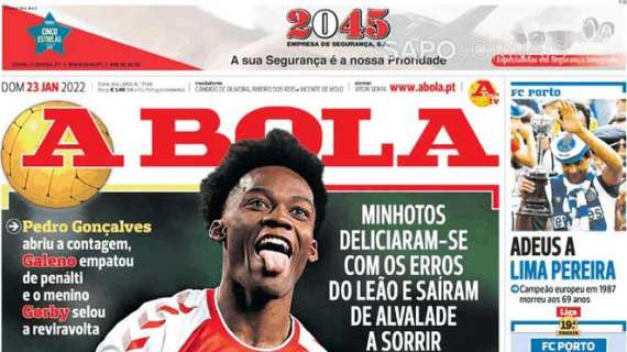 Le aperture portoghesi - Bragalandia, battuto lo Sporting CP: un'offerta dei Leao