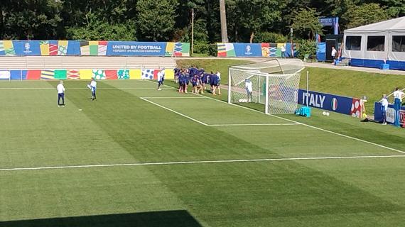 Allenamento in corso per l'Italia: rosa al completo per Spalletti. Presente anche Gravina