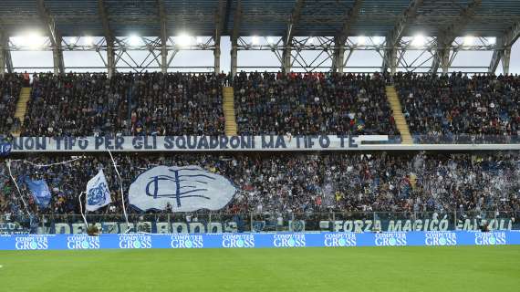 Empoli, lo striscione degli Ultras: "UEFA e Superlega... Non esistono poteri buoni"
