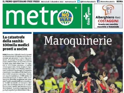 Metro sull'impresa del Marocco che elimina la Spagna: "Maroquinerie"