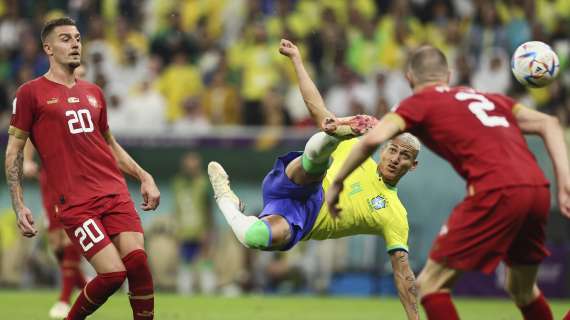 Argentina campione, il Brasile si consola con il gol più bello del Mondiale: vince Richarlison