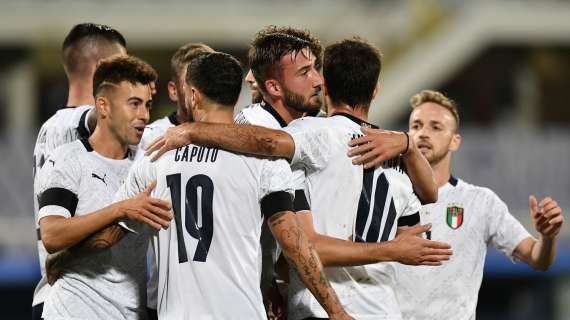 L'Italia dilaga sulla Moldova: 5-0 a fine primo tempo