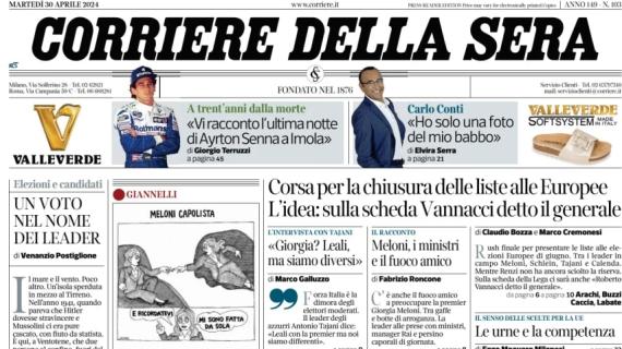 Corriere della Sera: "Conte e Motta destini incrociati. Il Milan valuta anche De Zerbi"