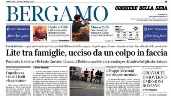 Corriere della Sera (ed. Bergamo): "All'Olimpico pareggio riacciuffato nel finale"