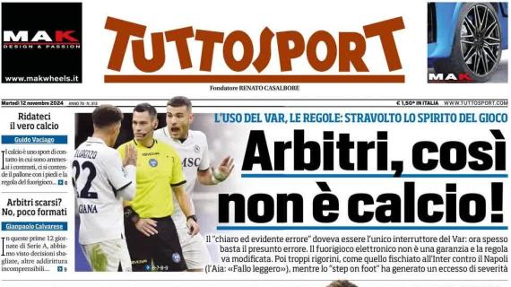 Tuttosport in prima pagina sul mercato della Juventus: "Zirkzee, mossa Scudetto"