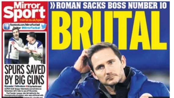 Le aperture inglesi - Lampard esonerato: al Chelsea Tuchel. Tottenham avanti in FA Cup