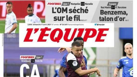 L'Equipe apre col successo del PSG: la corsa contro il Lille è ancora aperta