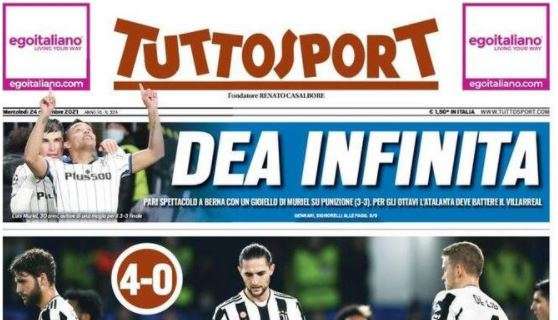 L'apertura di Tuttosport sulla Juventus: "Senza vergogna"