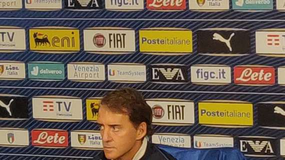 Italia, Mancini: "Immobile favorito? No, probabile che giochi Belotti"