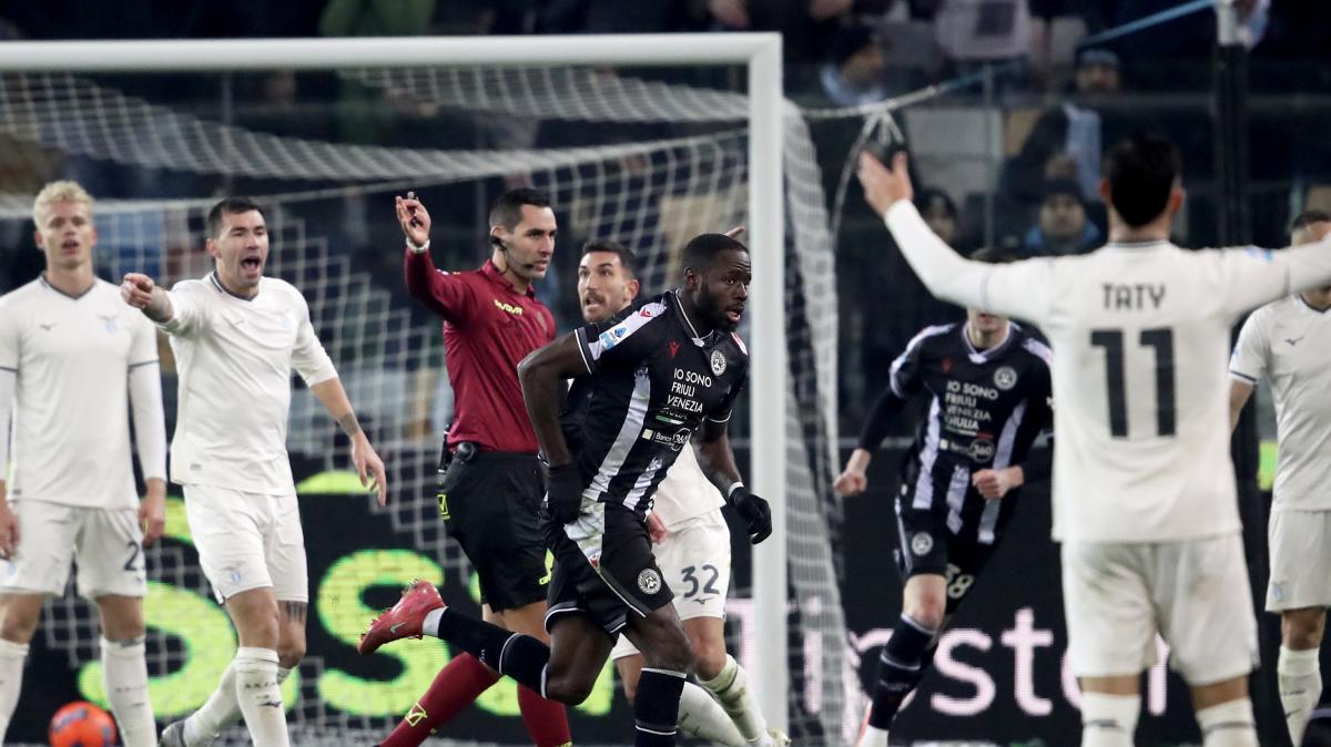 Lazio, la beffa di Udine