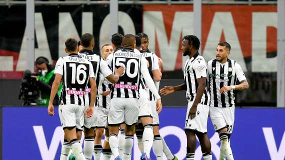 Il calendario dell'Udinese: avvio tosto con il Milan, chiusura in casa contro la Juventus