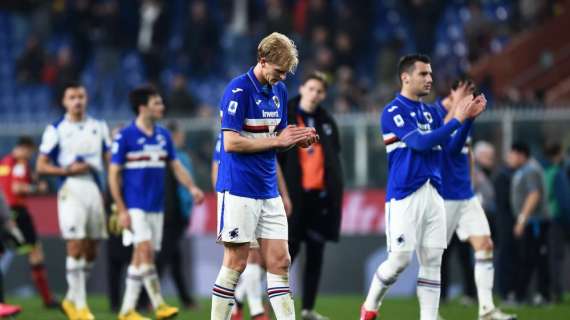 Sampdoria, l'approccio non va: 15 gol su 43 subiti nei primi venti minuti