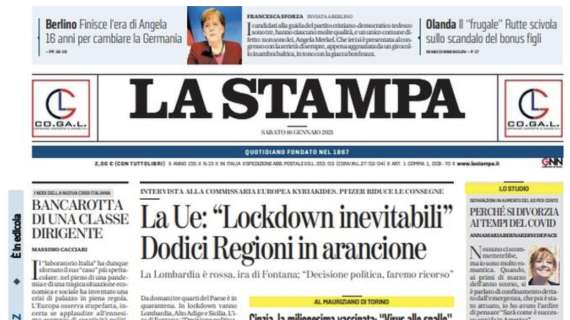 La Stampa: "La Lazio corre, diverte e travolge una piccola Roma"