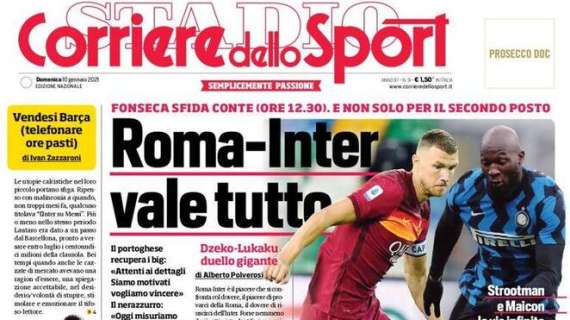 L'apertura del Corriere dello Sport col successo rossonero: "Milan a reazione"