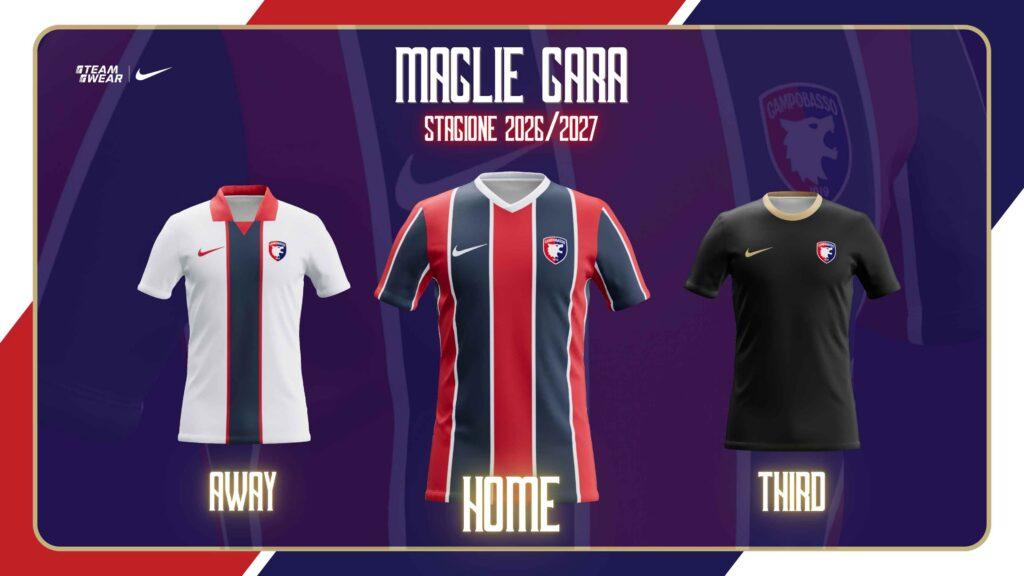 Campobasso, non solo Mangia. Presentati nuovo logo, sponsor tecnico e maglie