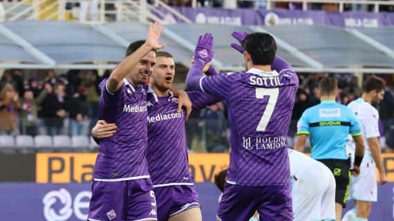 Serie A, la classifica aggiornata: Fiorentina a -1 dal Napoli, Udinese ripresa nel finale
