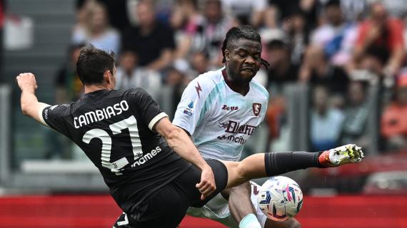 La Juventus non batte (e quasi perde) neanche l'ultima della classe. Salernitana con l'orgoglio