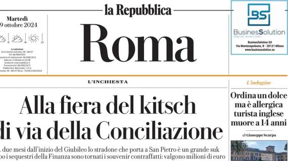 Juric in bilico, La Repubblica (ed. Roma) assicura: "Fiducia a tempo, col Torino è decisiva"